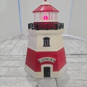 Vintage Fundamentals 1999 Fog Horn Lighthouse Cookie Jar